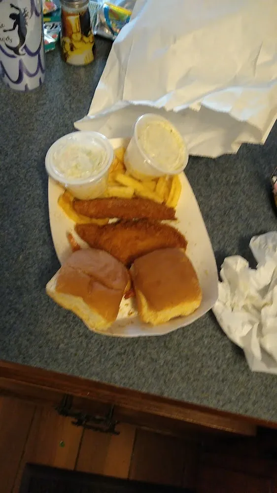 Fish and Shrimp Plate