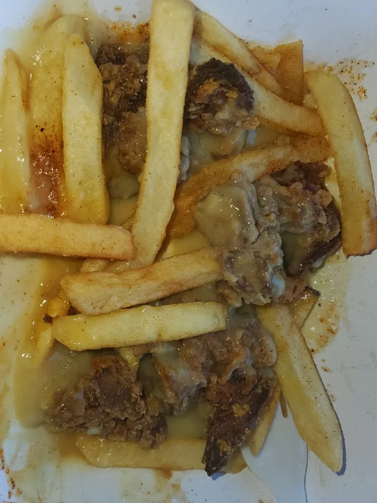 Fried Chicken Livers with Gravy & Fries
